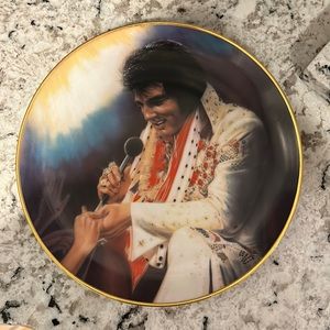 Elvis Presley “Loving You” plate by Susie Morton.